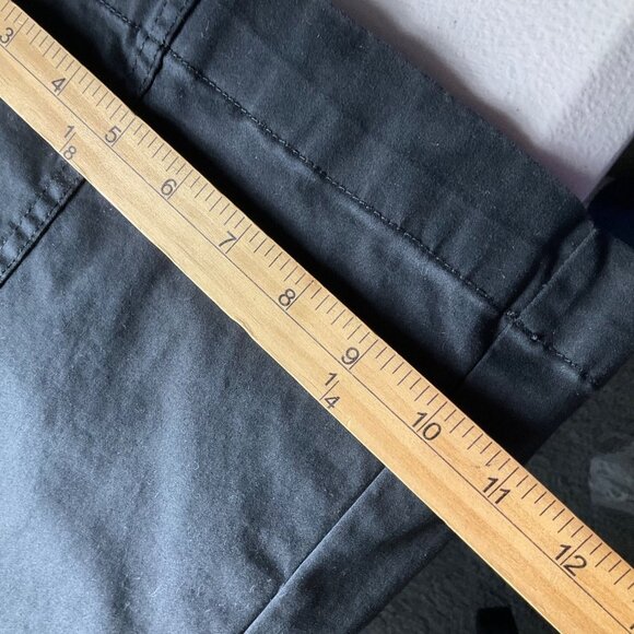 Calvin Klein Womens 8 Black Wide-Leg Cargo Pants High Waist Relaxed - Picture 10 of 12